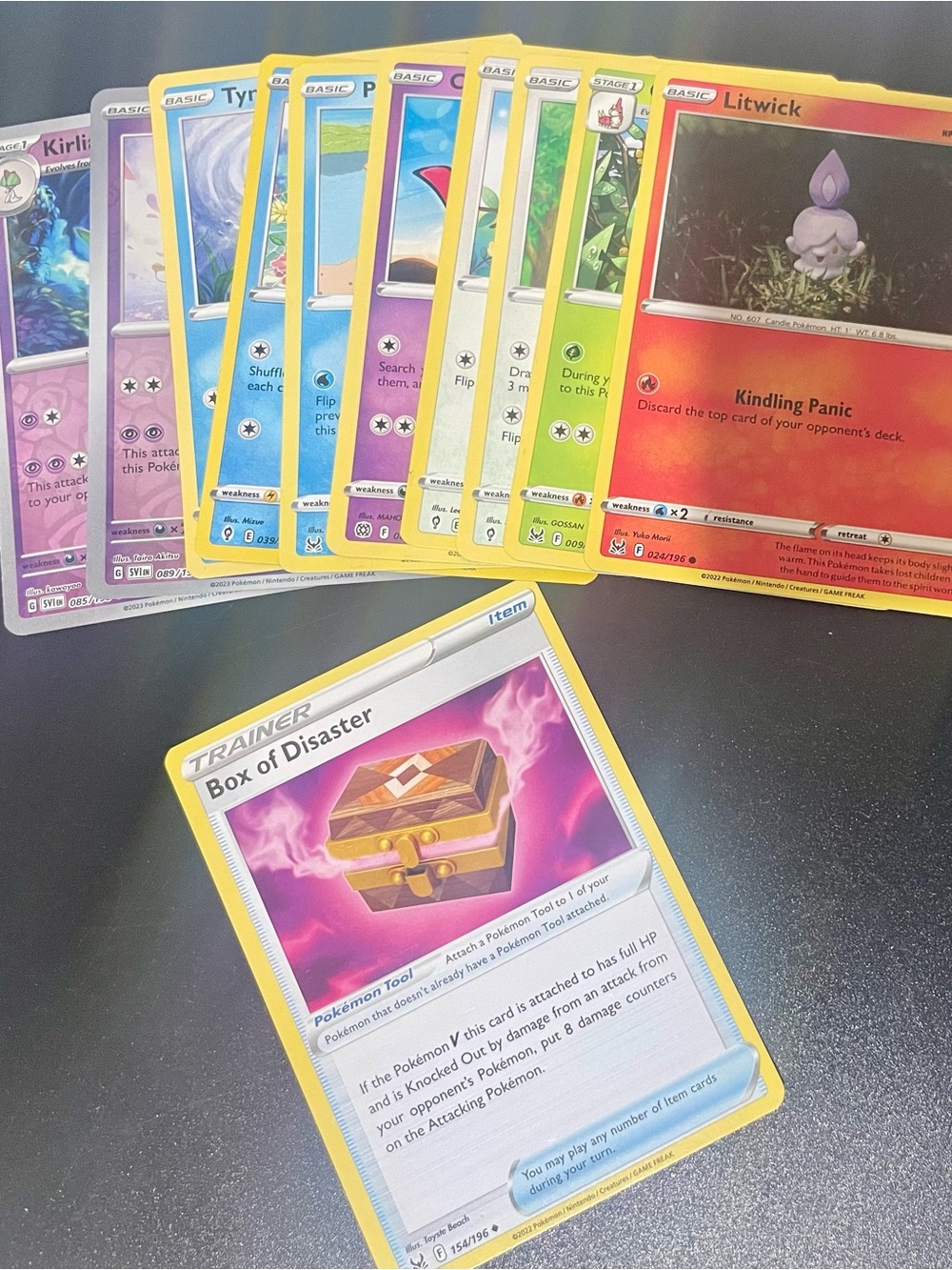 Pokemon Assorted Cards with Trainer